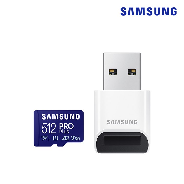 삼성전자 마이크로SD카드 PRO PLUS MBMD512KBWW 카드리더기 포함