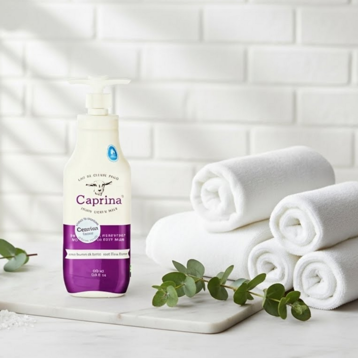 Caprina 고트밀크 산양유 바디로션 건조 피부 보습 데일리 바디 케어 350ml 코스트코