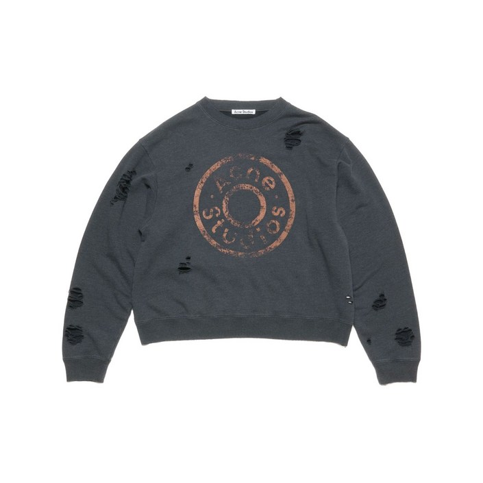 아크네 스튜디오 로고 프린트 스웨트셔츠