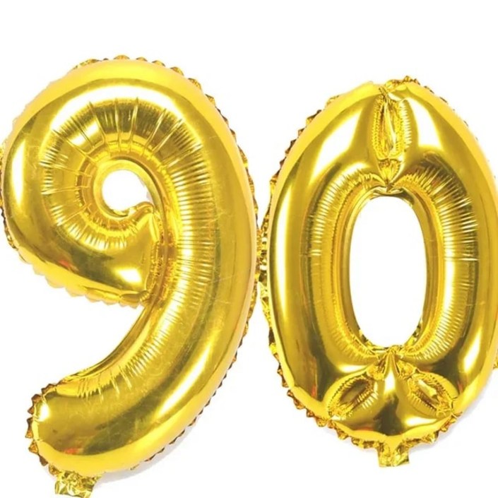 인테리어 크리스마스 생일 이벤트 홈 파티 용품 대형 숫자 풍선 10 20 30 40 50 60 70 80 90 세 성인 기념일 장식 골드 실버 인치