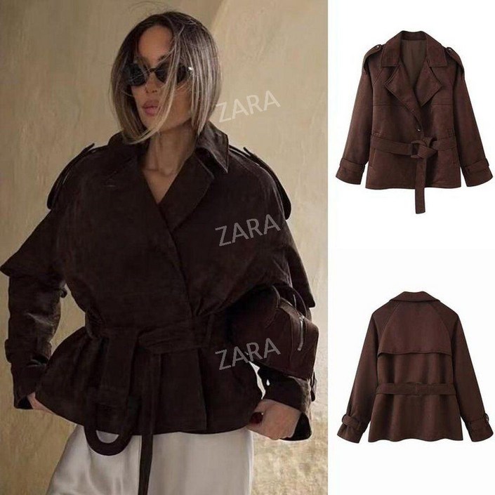 자라 가을 메일라드 레트로 코트 zara 2025