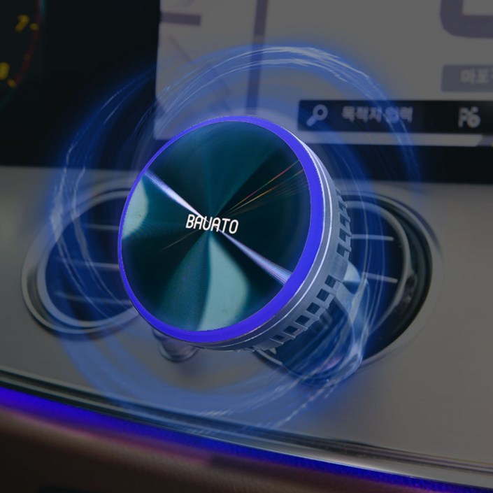 저온 충전 바우아토 맥브리즈 차량용 맥세이프 쿨링 15W 고속 무선 충전 거치대, 단일상품