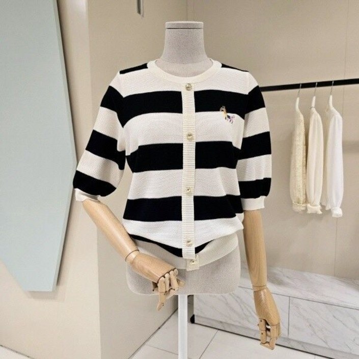 데스틸코디 단가라 라운드 니트D2523SW2191 720652