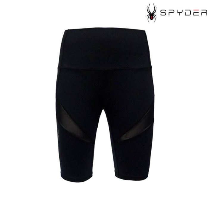 스파이더우먼스 메시 하프 레깅스_SPFPCNFL256WBLK 588106