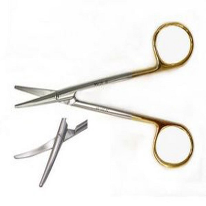 장우 GOLD METZENBAUM SCISSORS CURVED 골드 메젬바움 시저 커브 14.5CM18CM, CURVED 2016214  2016218