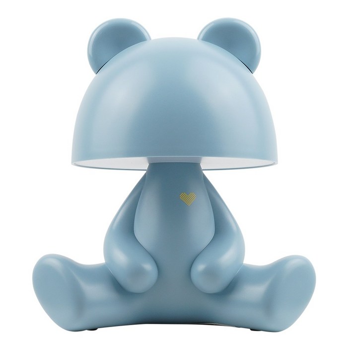 덱스탑 곰돌이 조명 무선 감성 무드라이트 감성 무드등 수유등 취침등 집들이, 블루 곰돌이