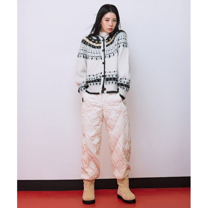 매장정품 더엣지 THEATG 25FW 퀼팅 커브드 팬츠 2067226097 135109