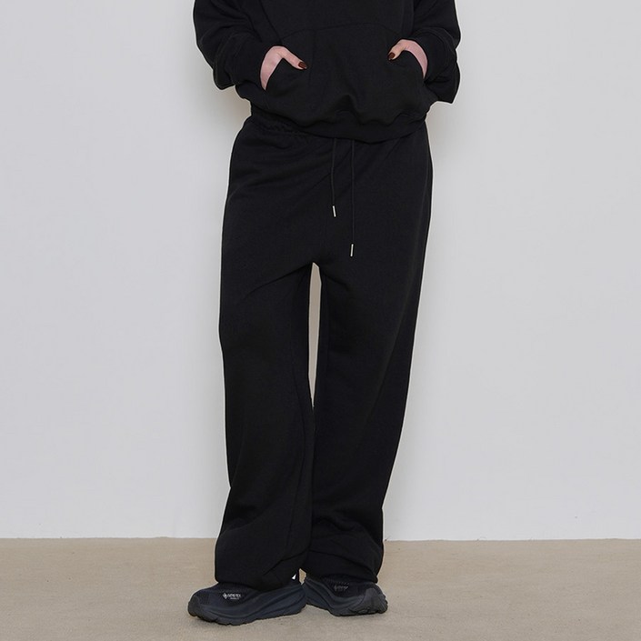 콘치웨어 여성용 베이직 와이드 조거 팬츠 3colors 필라테스 요가