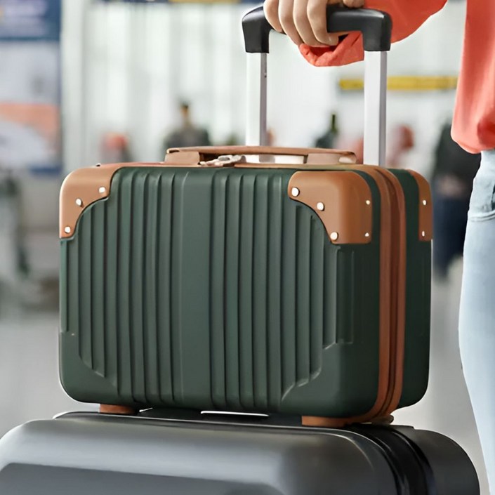 우남 트래블 레트로 1박2일 레디백 14인치 미니캐리어  기내반입용 하드케이스