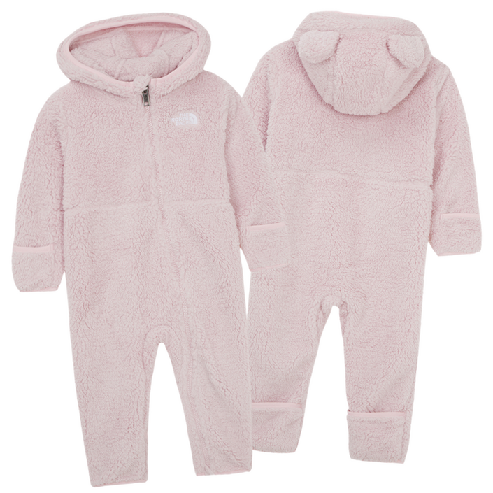 매장판 노스페이스 키즈 우주복 유아복 베이비 플리스 곰돌이 원피스 캠프샤이어 라이트 핑크 NQ4FR61T