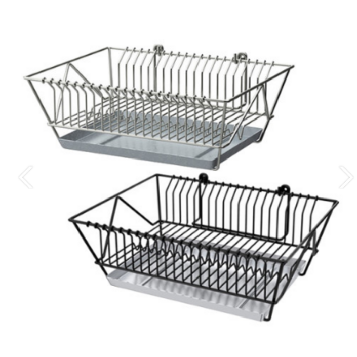 이케아 식기건조대 접이식 씽크대 캠핑용 설거지 접시 선반 스테인리스 니켈 핀토르프 건조대, 니켈 도금 202.256.16