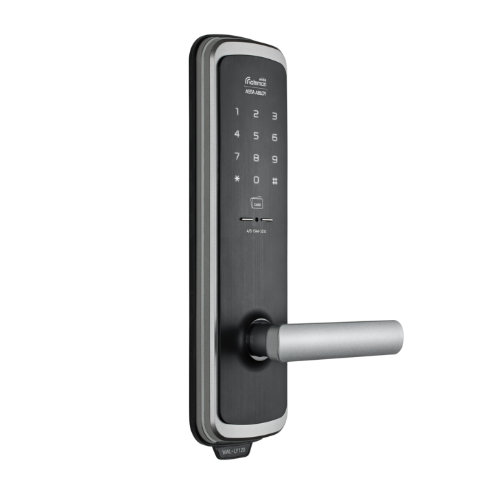 게이트맨 주키 도어락 WWL-LY120 번호+카드키 4개 현관문 디지털도어락