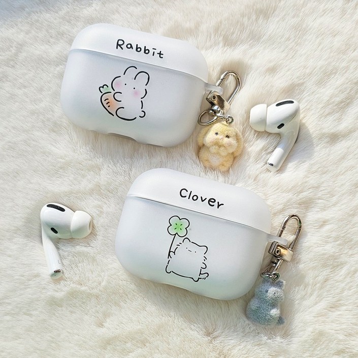 나인어클락 귀염 뽀짝 애니몰 소프트 에어팟 케이스 미니 인형 키링 세트 Airpods 4 3 2 1 프로 프로2세대 변색 방지 무광 반투명 케이스, 1개 나인어클락 귀염 뽀짝 애니몰 소프트 에어팟 케이스 미니 인형 키링 세트 Airpods 4 3 2 1 프로 프로2세대 변색 방지 무광 반투명 케이스, 1개