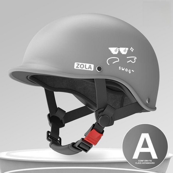 여름 하프 헬멧 디자인상 수상 상품 남여공용 오토바이 킥보드 자전거 스쿠터 바이크