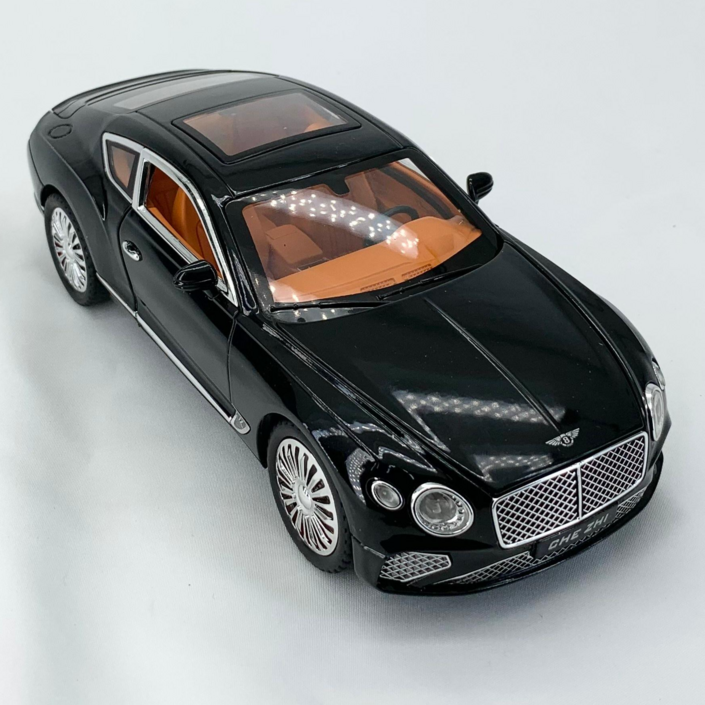 124 다이캐스트 모형 다이케스트 벤츠 벤틀리 영국 에스턴마틴 완구 미니어쳐 피규어 자동차 장난감, 블랙