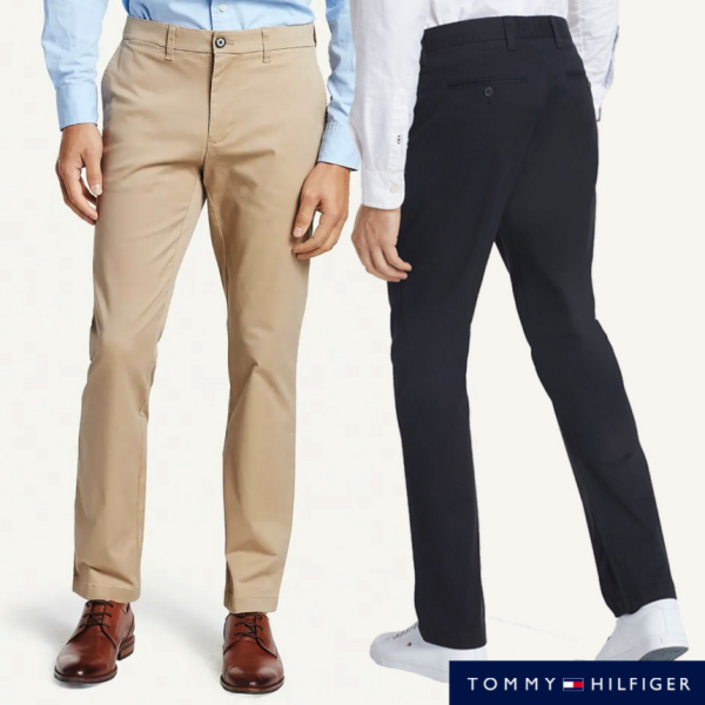 타미힐피거 TOMMY HILFIGER 남성 치노 슬림핏 면바지 팬츠 603908