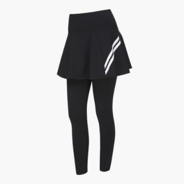 르꼬끄 바지 JQS QO422TPFO6BLK 테니스 기모 스커트 레깅스 BLK