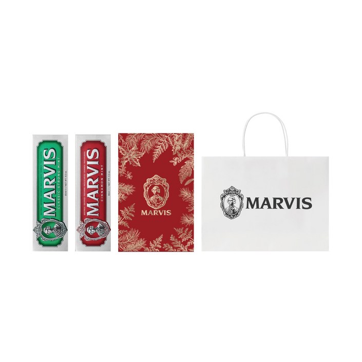 [마비스 코리아] 마비스 홀리데이 2종 선물 세트 + 쇼핑백, 1개, 170ml