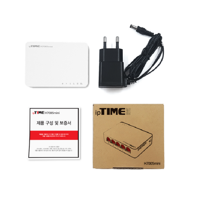 ipTIME 기가비트 5포트 스위칭허브 ipTIME 기가비트 5포트 스위칭허브