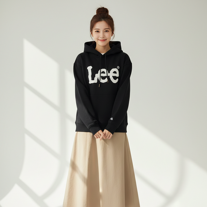 당일출고정품 Lee 리 빅 트위치 로고 후드티 5color  쇼핑백