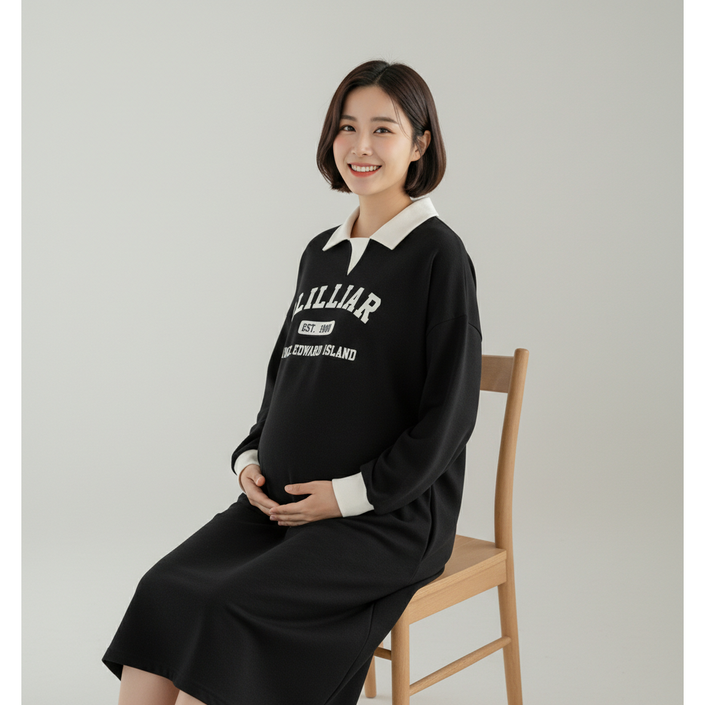 릴리아르 국내산 캐주얼 임산부원피스