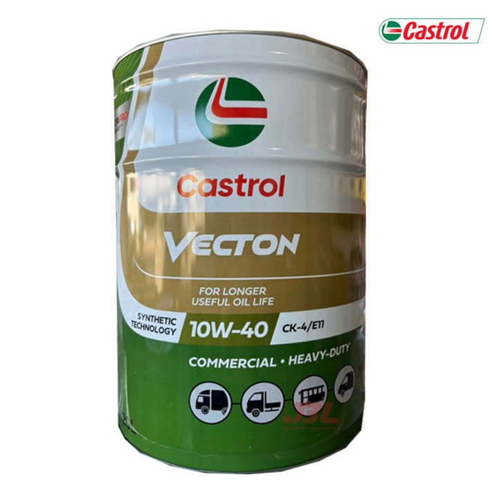 캐스트롤 VECTON 벡톤 10W40 20L CK4, E11 고성능 합성 엔진오일, 20L, 10w40, 1개