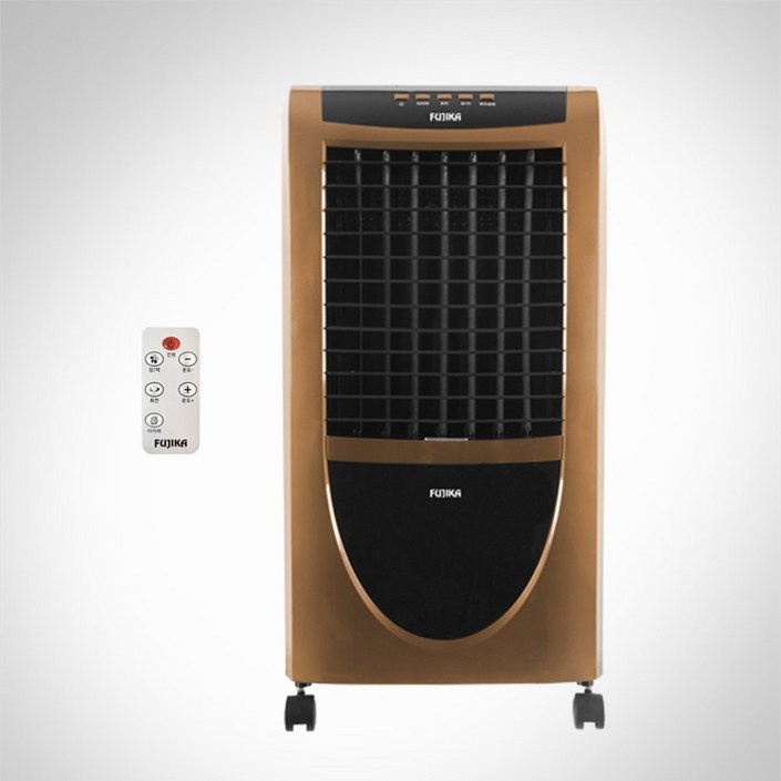 공기청정 저소음 절전형 터보 전기 온풍기 히터, 프리미엄 골드