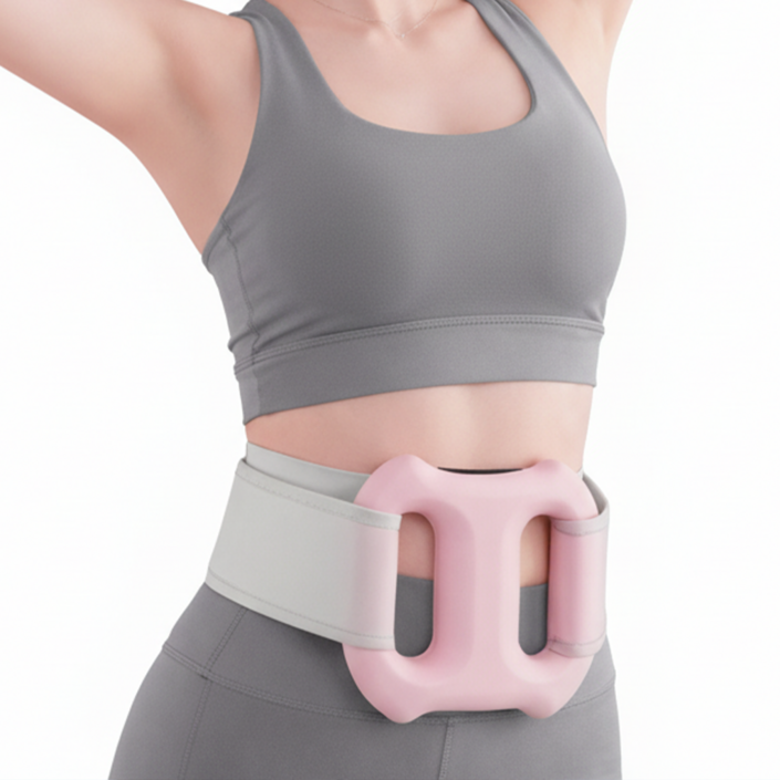 사시한사 가정용 복부 마사지 벨트 직장인 뱃살빼기 덜덜이 마사지기 허리운동기구 진동 허리보호대