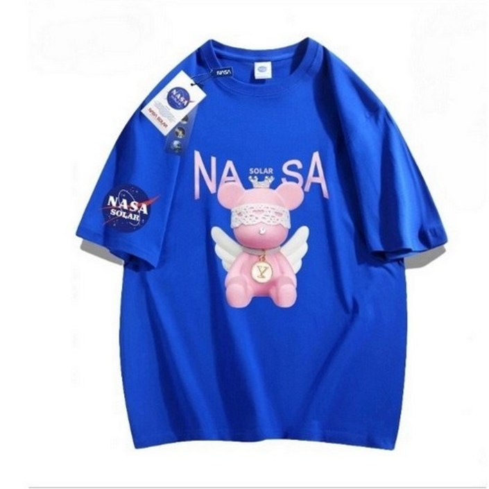 SEA FOX NASA시리즈 남녀공용 천사곰 반팔티셔츠