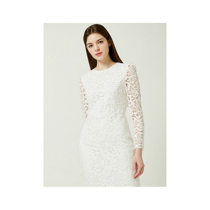 모조에스핀 맥시기장 레이스 원피스 WHJ241MSE008DH1411051