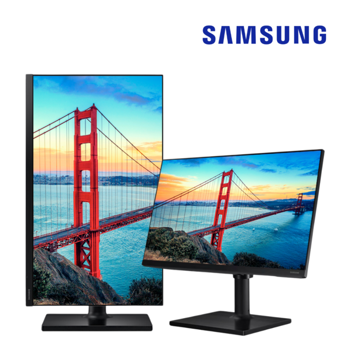 삼성전자 LF24T452FQ 24인치 모니터 FHD IPS 광시야각 피벗 HDMI DP 지원 22/21연식 중고AA