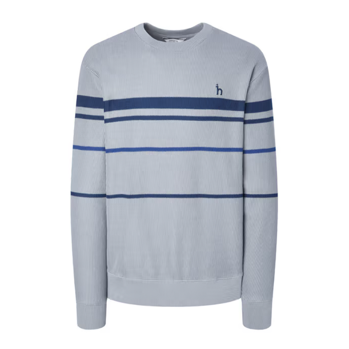 24FW스테디셀러 헤지스 남성 짜임 면 맨투맨티셔츠