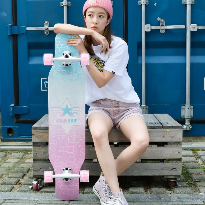 스타쉽 초보자 입문용 댄싱 롱보드 42인치 스케이트보드 LED 발광휠 가방 스타쉽 초보자 입문용 댄싱 롱보드 42인치 스케이트보드 LED 발광휠 가방