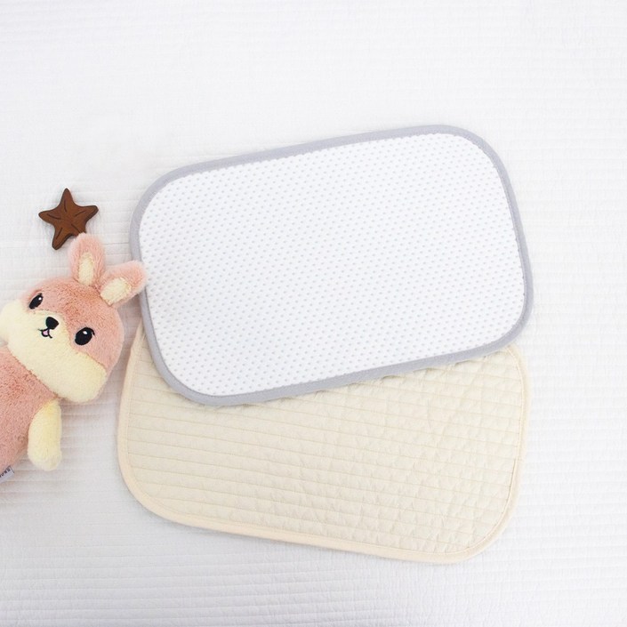 이몽 논슬립 땀 패드100수면,듀라론냉감,쿨 유아 아기 베개 침패드 태열
