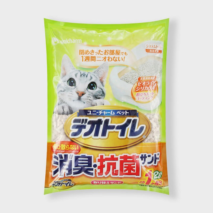 유니참 데오토일렛 사막화 방지 소취항균모래 2L