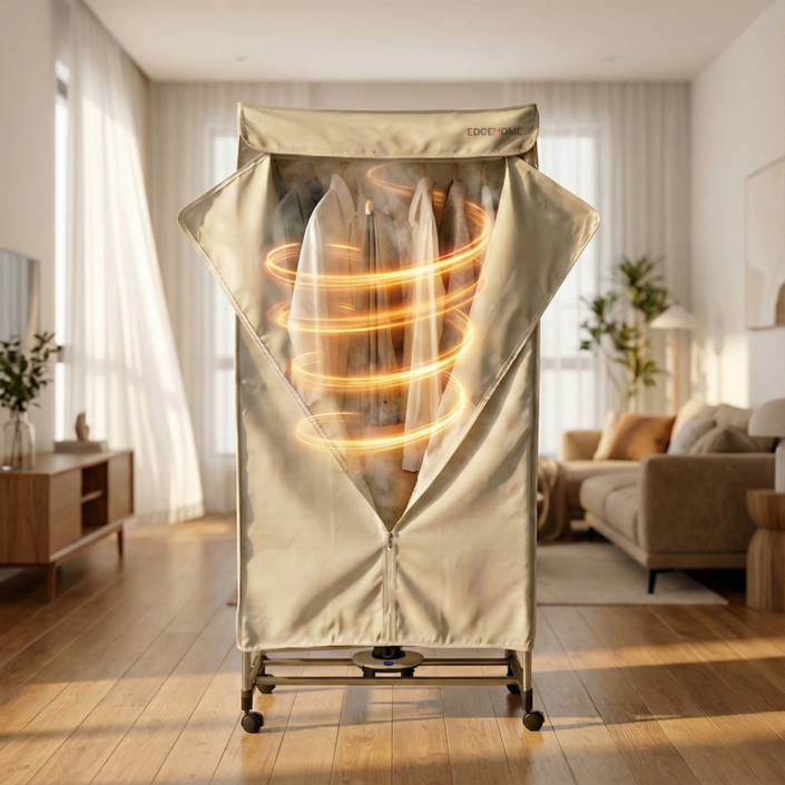 엣지홈 옷장형 건조기 겸 스타일러 세탁 빨래 소형 미니 의류 건조기 10kg