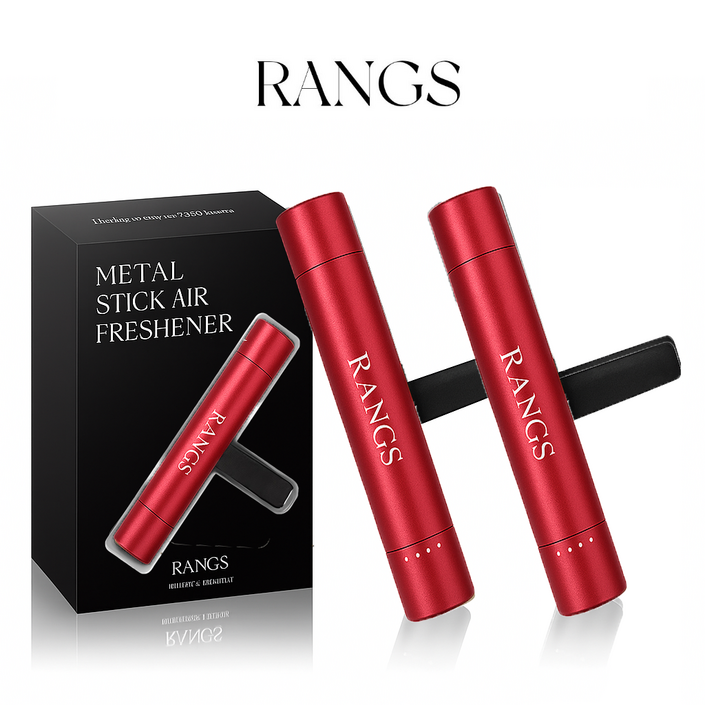 랑스 메탈스틱 차량용 송풍구 방향제 11, 화이트앰버 피치 블라썸, 1세트