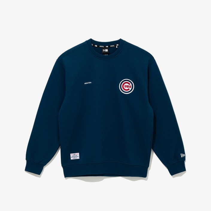 뉴에라 맨투맨 MLB 시카고 컵스 팀 로고 맨투맨 더스티 블루 14742020