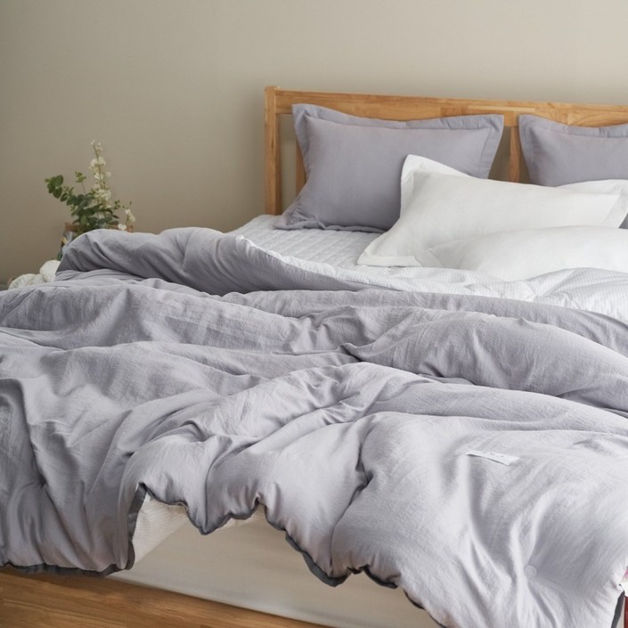 하우베딩 순수 차렵이불 세트 사계절 먼지없는 침구