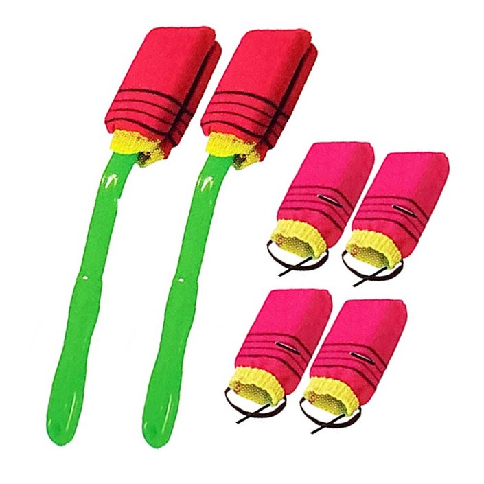 위너리스 양면 등 때밀이봉 2p  리필 4p 세트