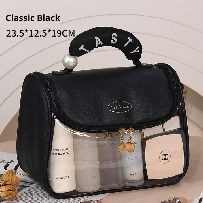 럽코코  여행용 대용량 방수 화장품 파우치 귀여운 메이크업 가방 대형