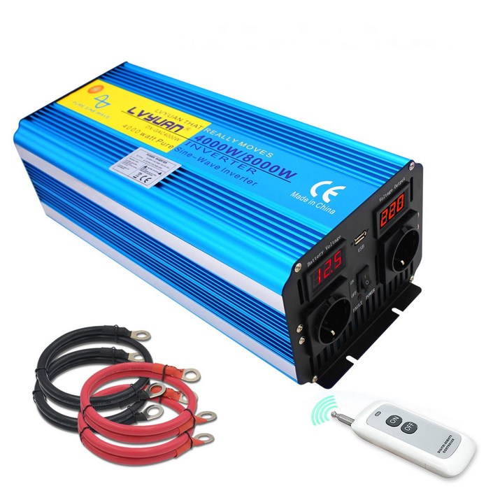 녹원 순수정현파 차량용 인버터 국내용 60HZ 8000W, 1개