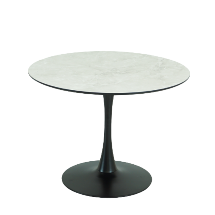 비셀리움 원형 테이블 원형 식탁 1000, 마블화이트 20221114