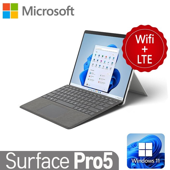 [MS서피스 Pro5LTE] Surface Pro5LTE 리퍼 서피스 프로5 윈도우11 인텔 7세대 i5-7300 8G SSD256G 12.3인치