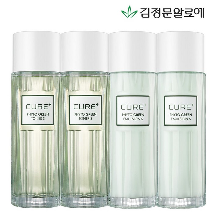 김정문알로에 큐어 피토그린 토너2개에멀젼2개