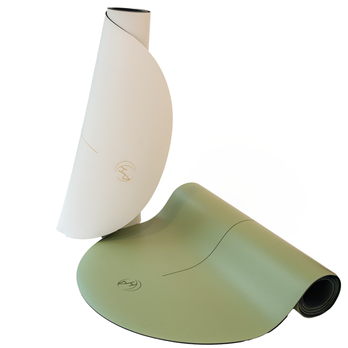 하티 하프문 5mm 논슬립 요가매트, 1개, 코코넛밀크