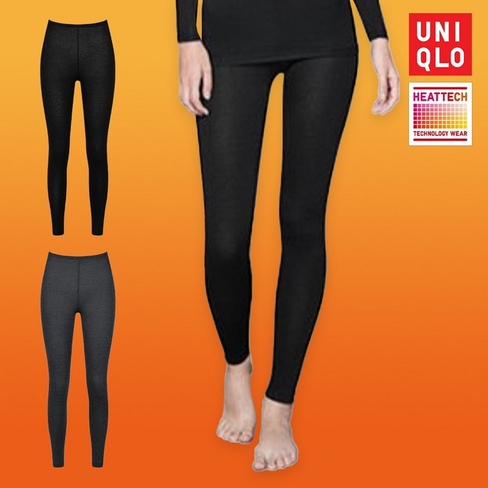 매장판유니클로 여성 히트텍 하의 내의 발열 내복 레깅스STOC파우치