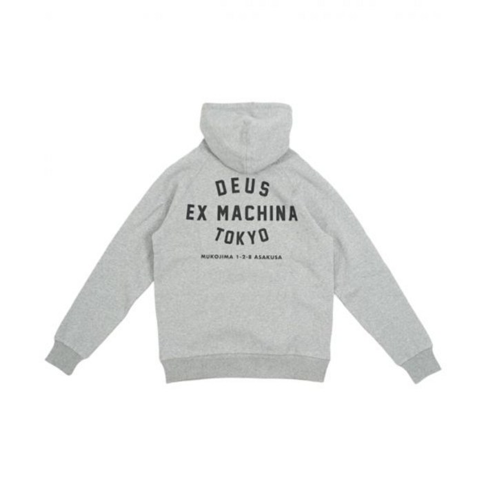 [국내매장판] 데우스 엑스 마키나 도쿄 아사쿠사 어드레스 후드 그레이 말 Deus Ex Machina Tokyo Asakusa Address Hoodie Grey Marle