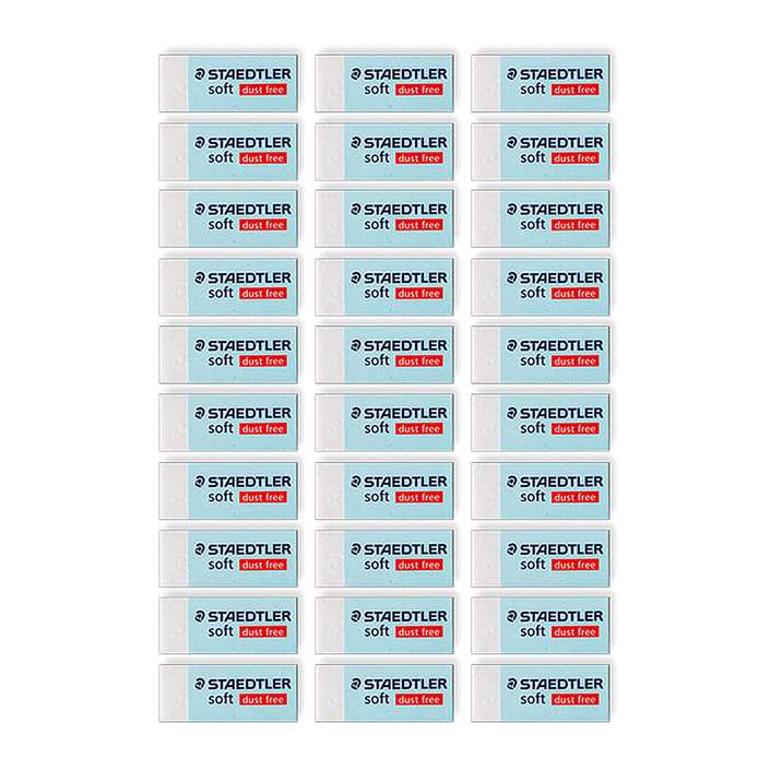 스테들러 526 S30 소프트 지우개 중, 30개 스테들러 526 S30 소프트 지우개 중, 30개