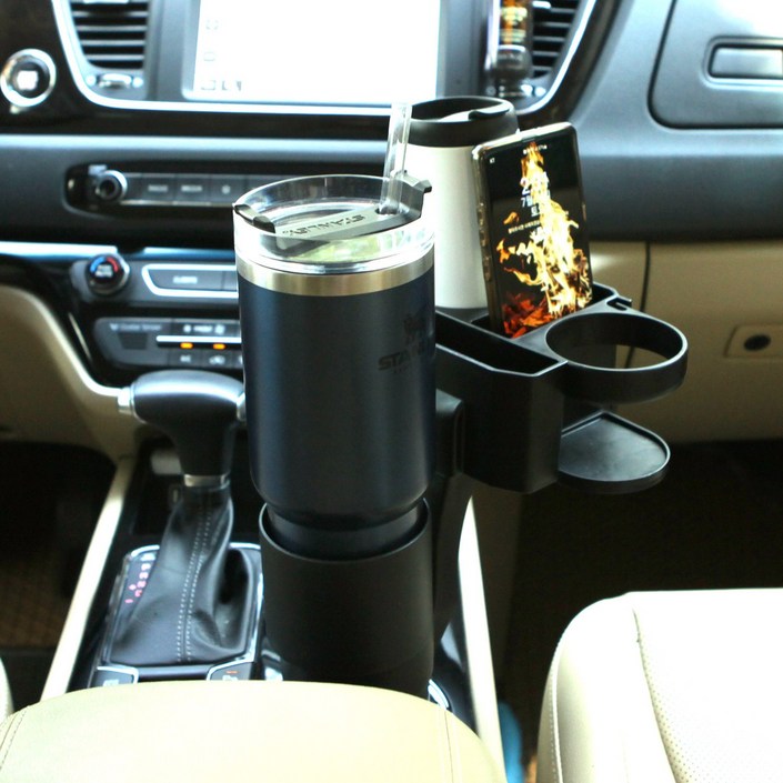 까미나르 차량용 멀티컵홀더+텀블러 홀더, 1개, 단일색상